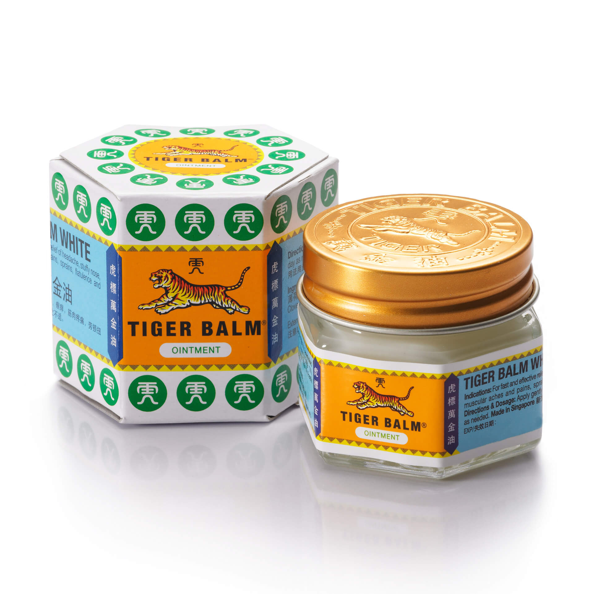 TIGER BALM WHITE 19.4G X 6 (Lagardere)