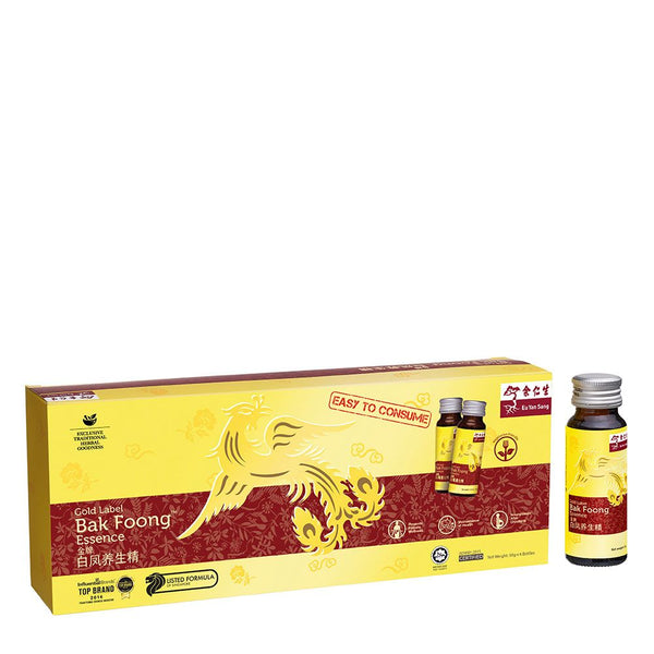 Eu Yan Sang Gold Label Bak Foong Essence 50g x 6 Bottles 金牌白凤养生精 六瓶