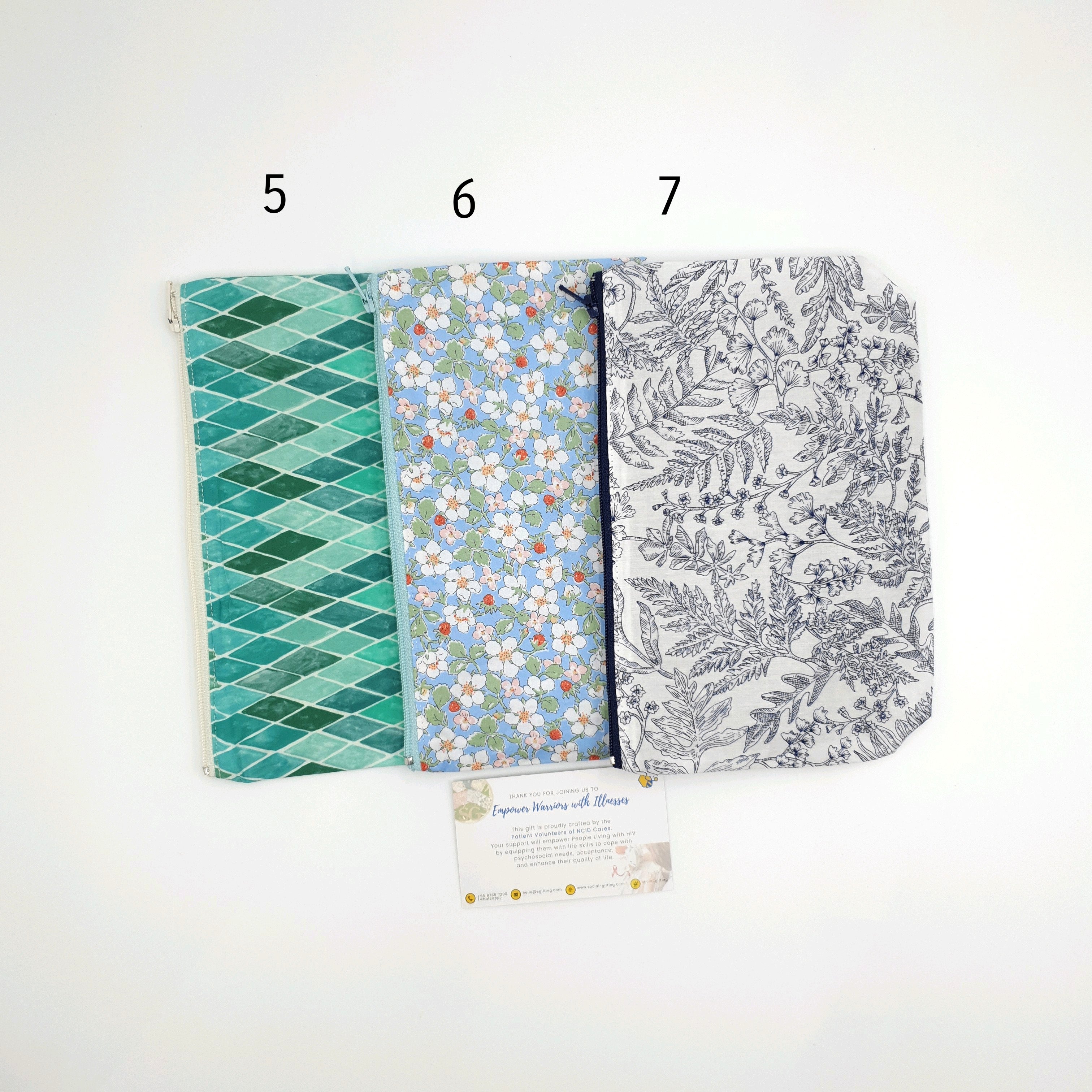 Non-quilted liberty pouch