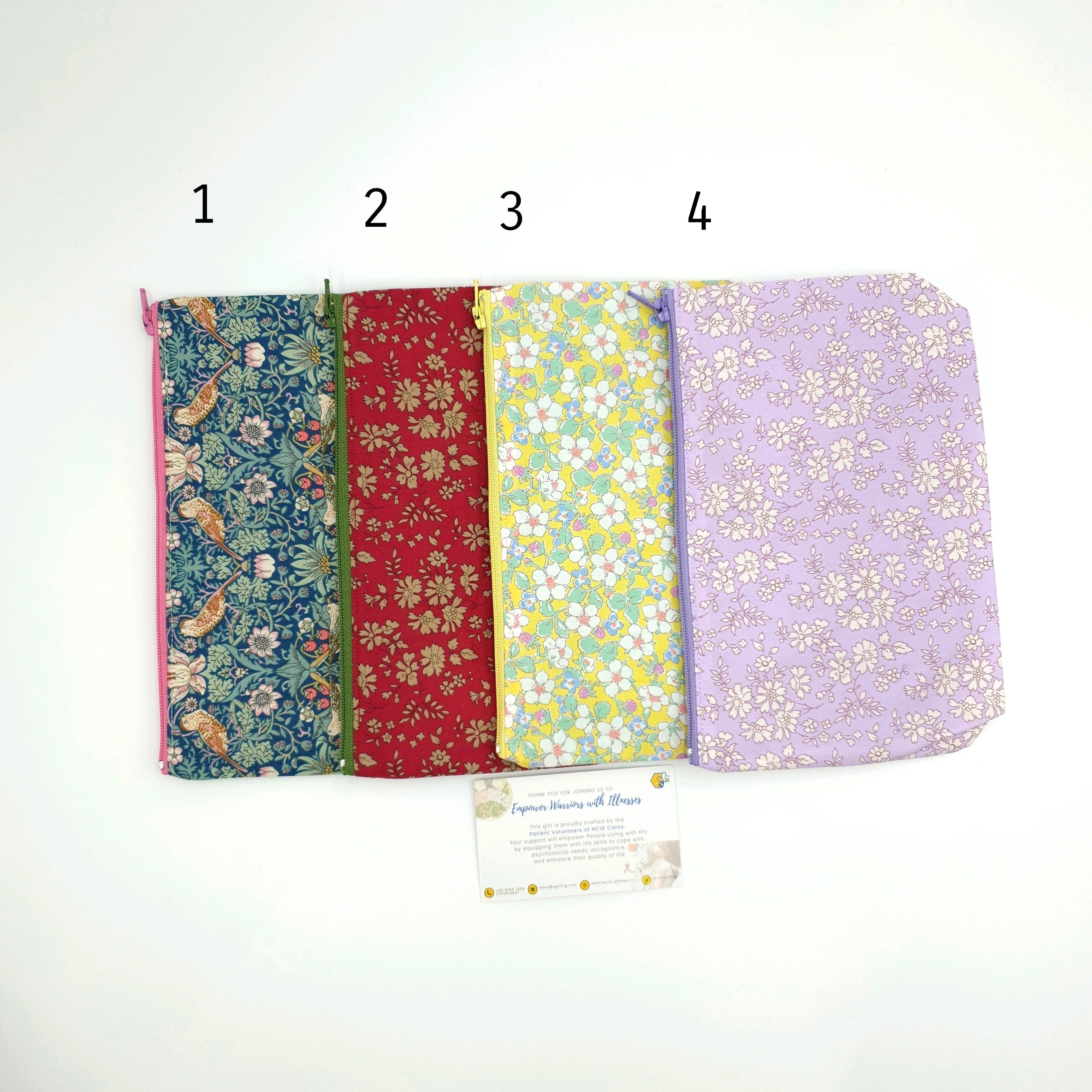 Non-quilted liberty pouch