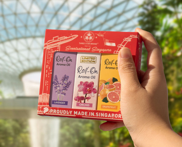 TSB Singapore Edition Roll-On Aroma Oil 10ml (Gift Set of 3)