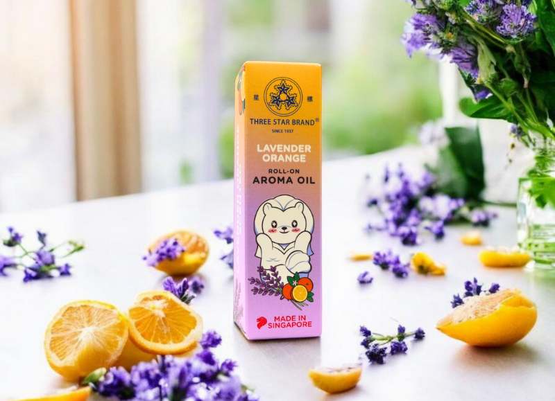 Three Star Brand x Mr Merlion SG60 Limited Edition Aromatherapy Oil / Minyak Ang
(Lavender Orange)