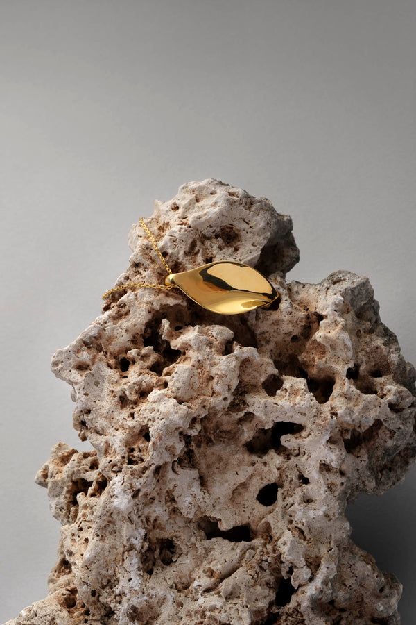 Midas Leaf Necklace
