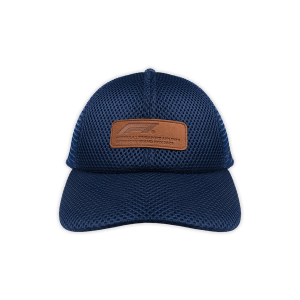 Track & Sprint All-Mesh Navy Cap