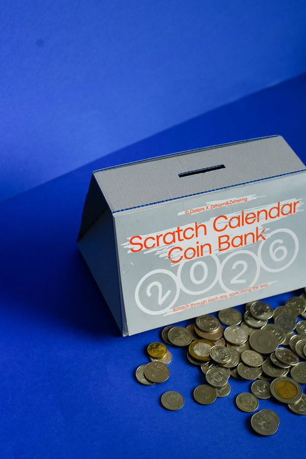 Scratch 2026 Calendar Coin Bank