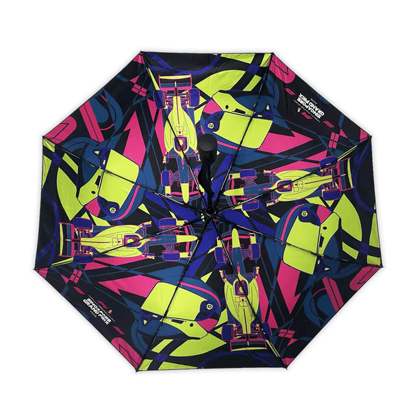 Helmet & Race Car Umbrella