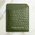 Crocodile Leather Card Holder With NFC