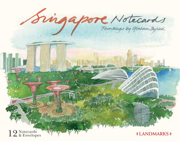 Singapore Notecards: Landmarks (12 Notecards Boxset)