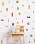 Singaporean Old School Snacks 🖼️ Reusable Fabric Decal