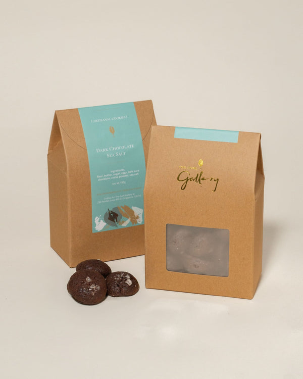 Dark Chocolate Sea Salt Cookies