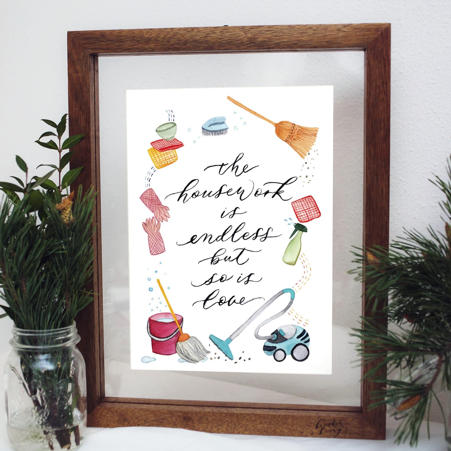 Housework and Love Poster