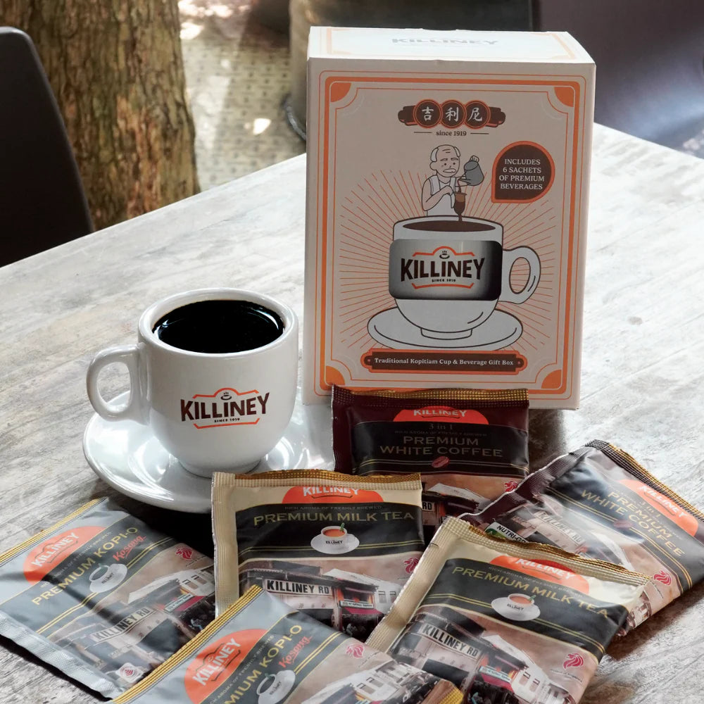 Killiney Traditional Kopitiam Cup & Beverage Gift Box