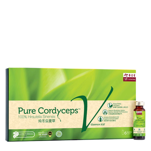 Eu Yan Sang Pure Cordyceps V-Essence 20ml x 6 bottles 纯冬虫夏草纯液 六瓶装
