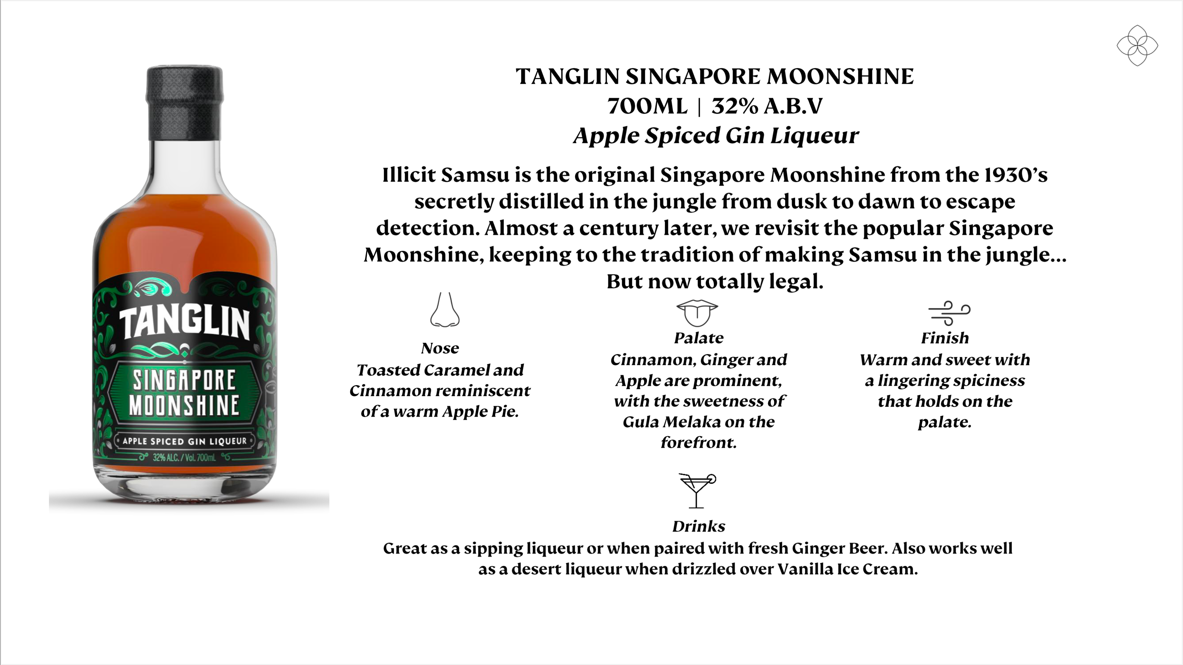 Tanglin Singapore Moonshine