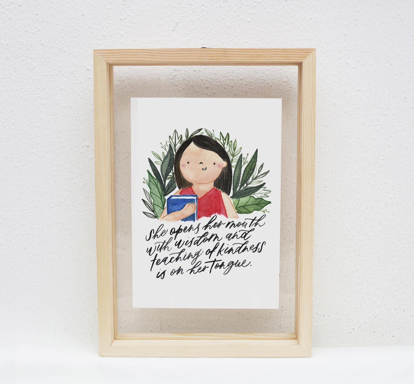 She Opens her Mouth with Wisdom | Poster