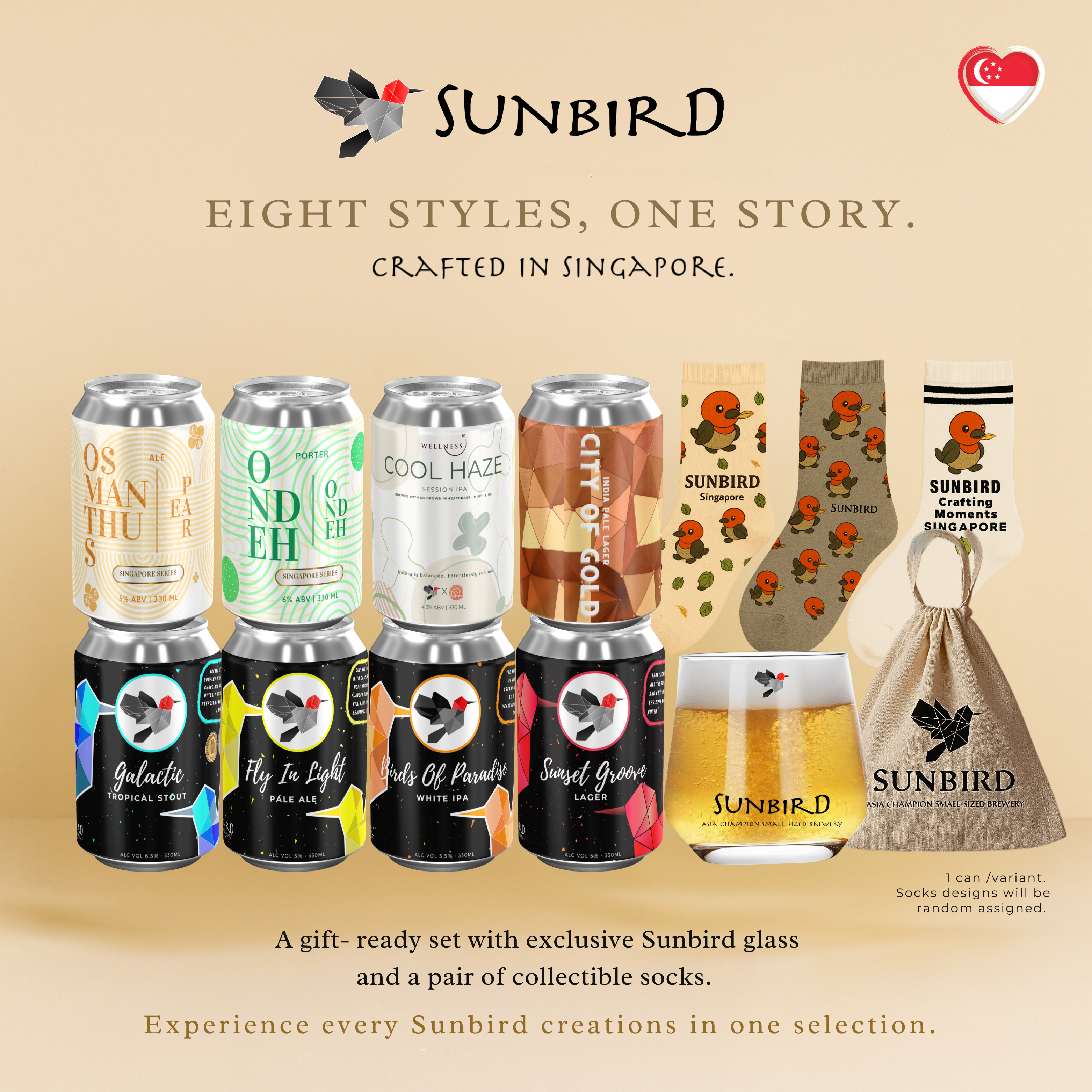 Sunbird Singapore Explorer Pack