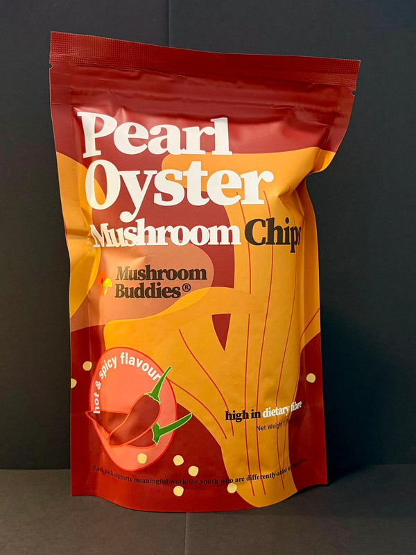 Mushroom Chips with Hot & Spicy Flavour (50g)
