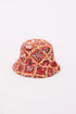 Reversible Bucket Hat (Tile Impression - Red)