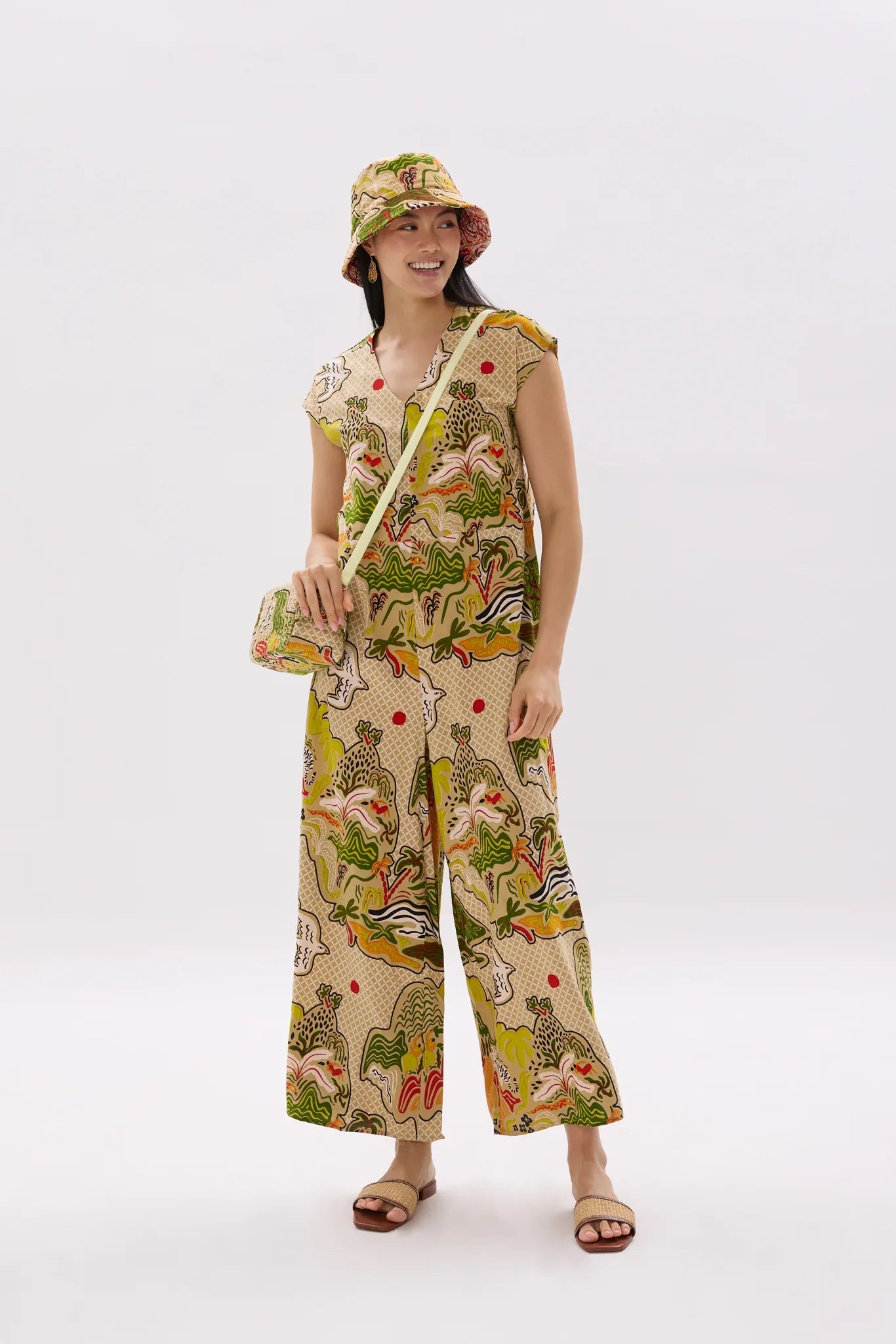 Quilted Pillow Pouch - Island Paradise