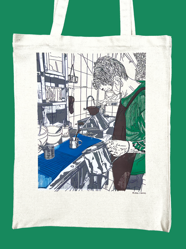 Zhong Ping Kopitiam tote bag