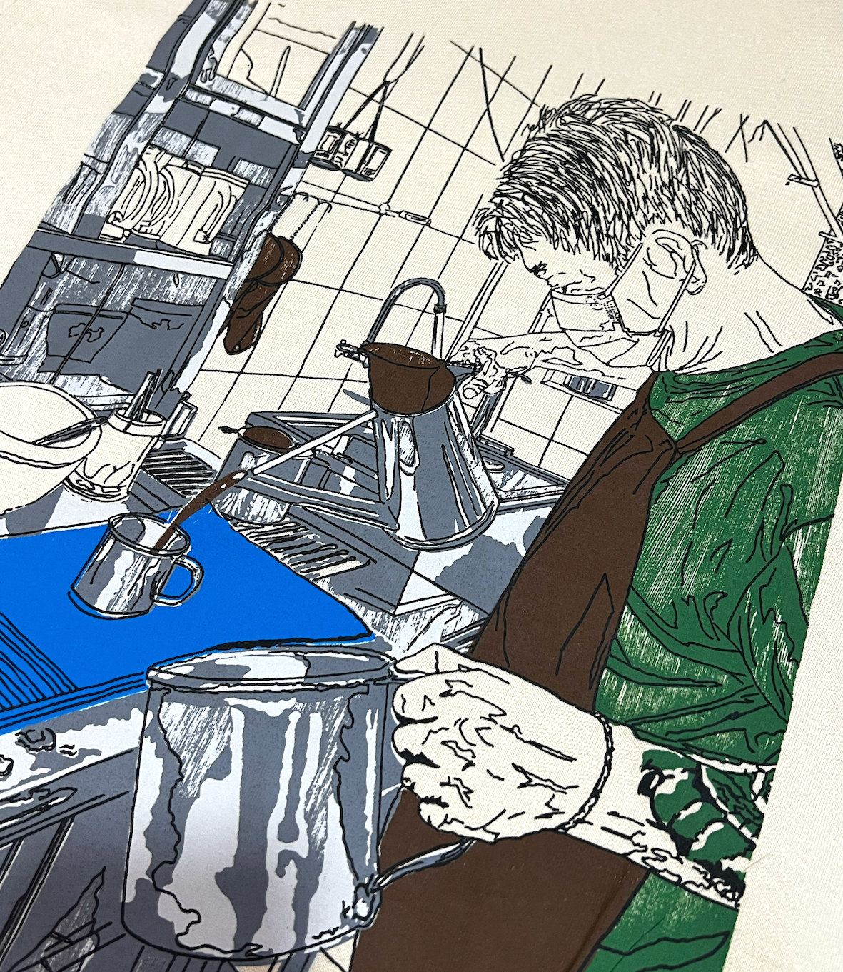 Zhong Ping Kopitiam (sand) t-shirt